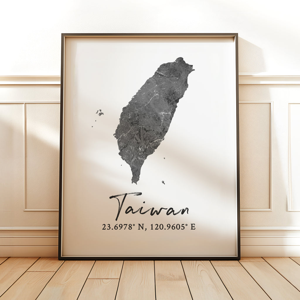 Taiwan Country Map