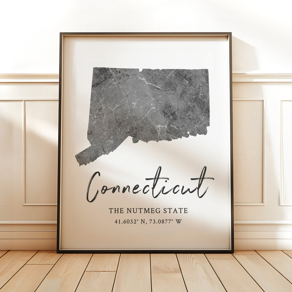 Connecticut State Map