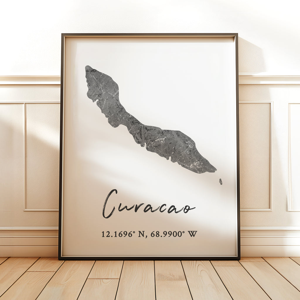 Curacao Map