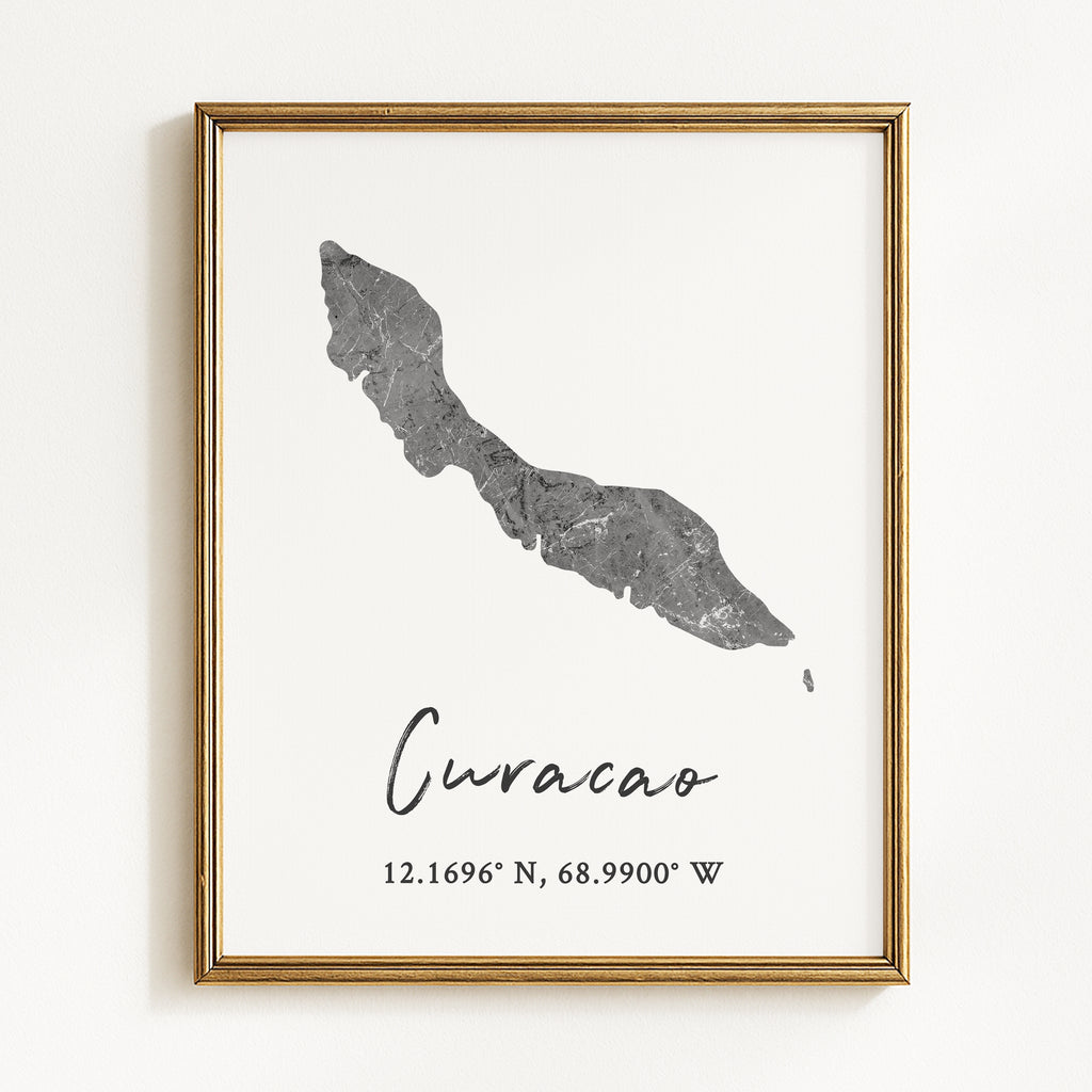 Curacao Map
