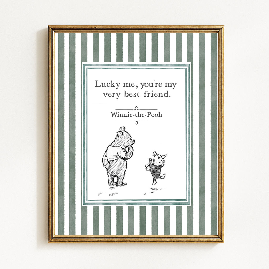 Winnie-the-Pooh - Set of 3 Original Sketches & Quotes