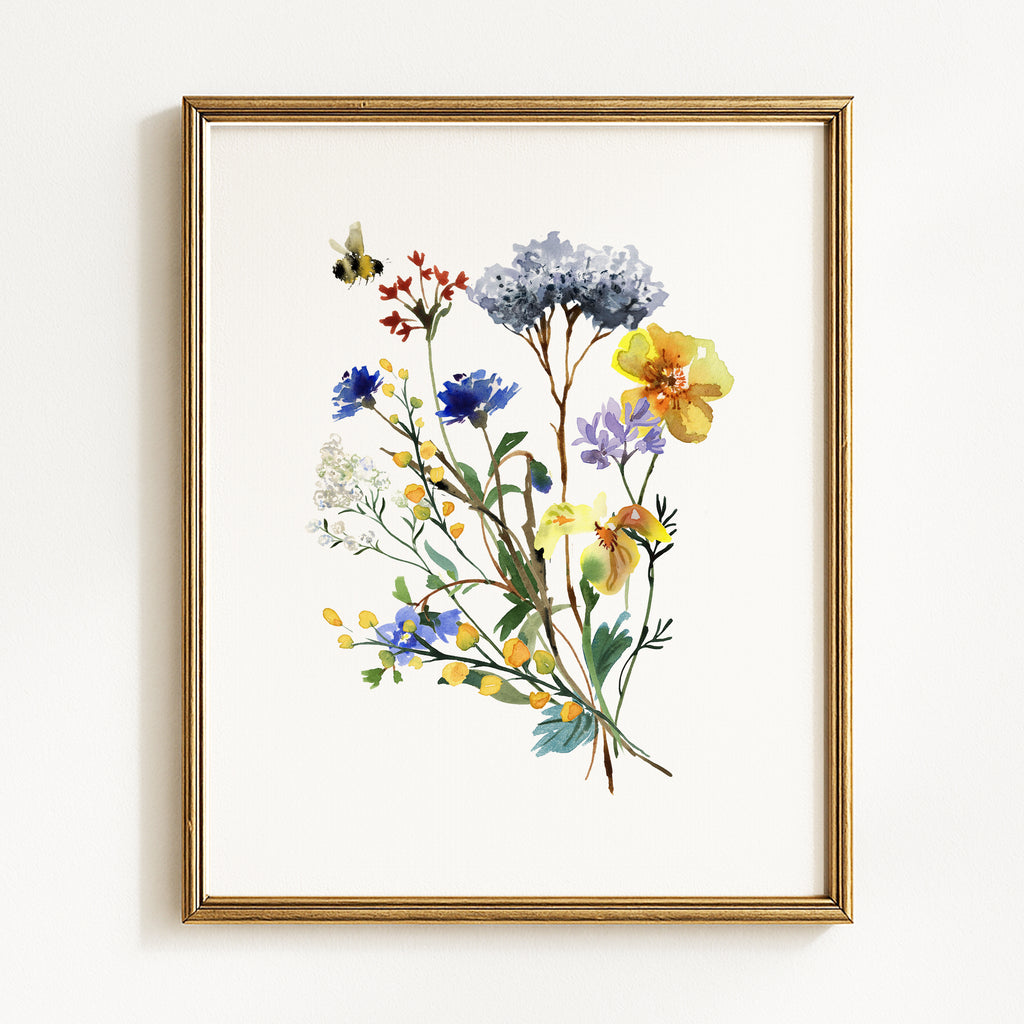 Wildflower Bouquets - Set of 4