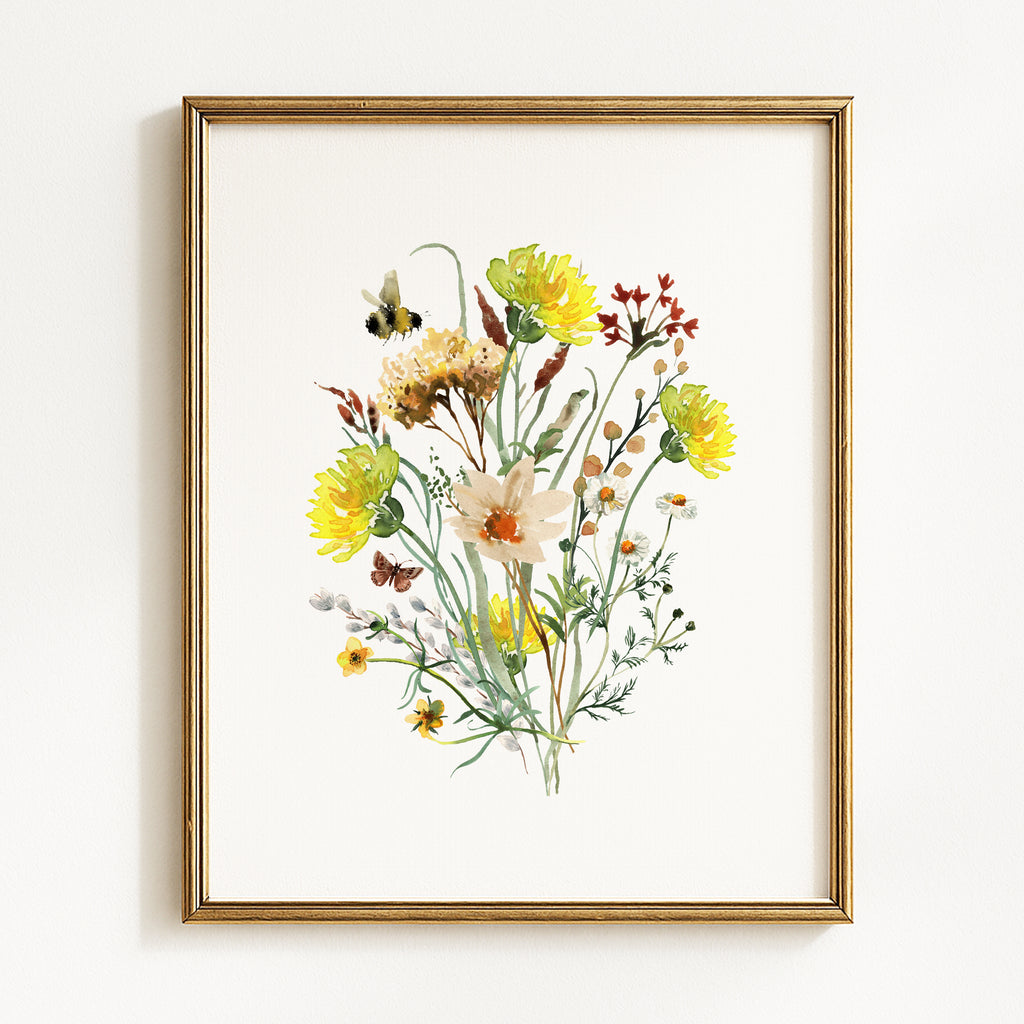 Wildflower Bouquets - Set of 4