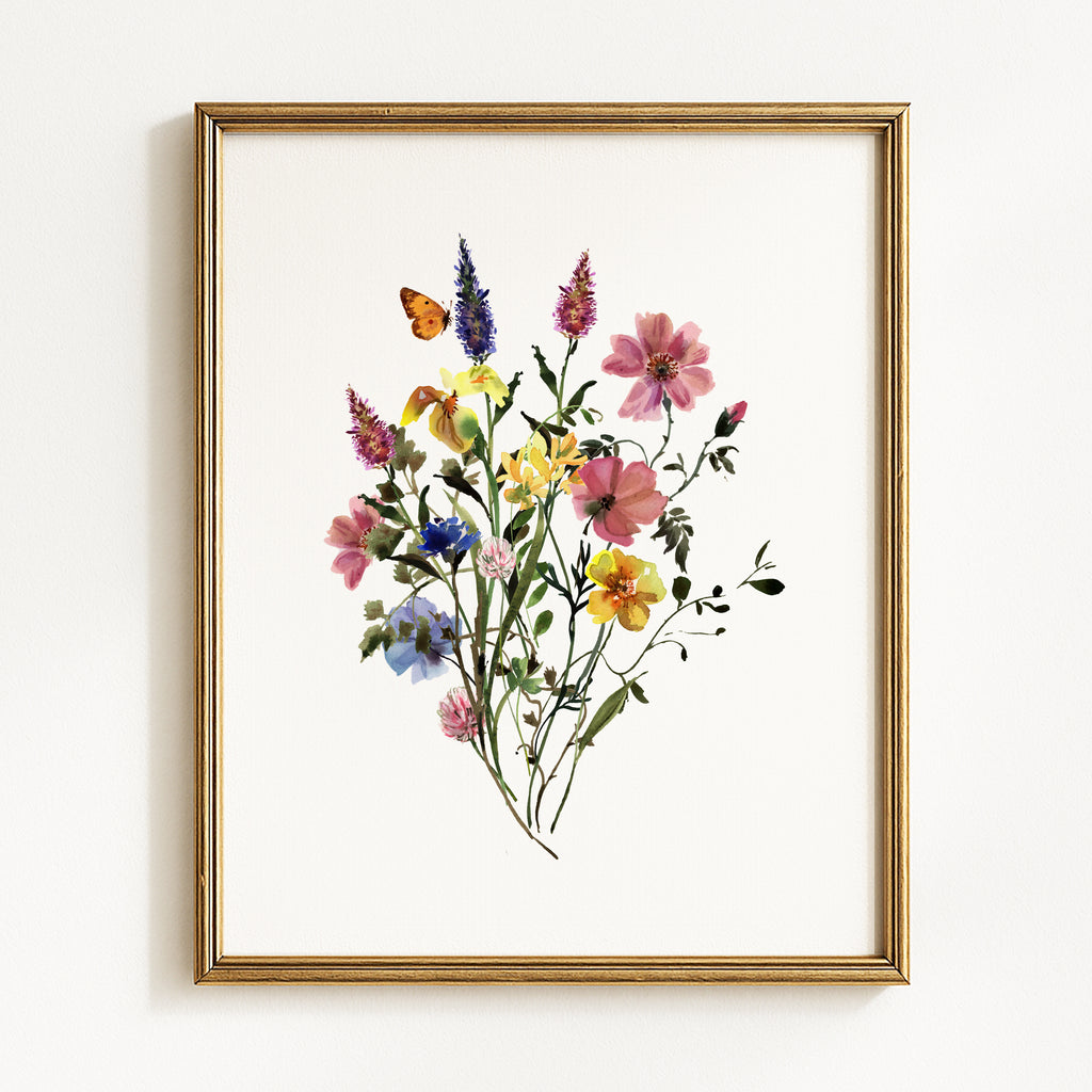 Wildflower Bouquets - Set of 4