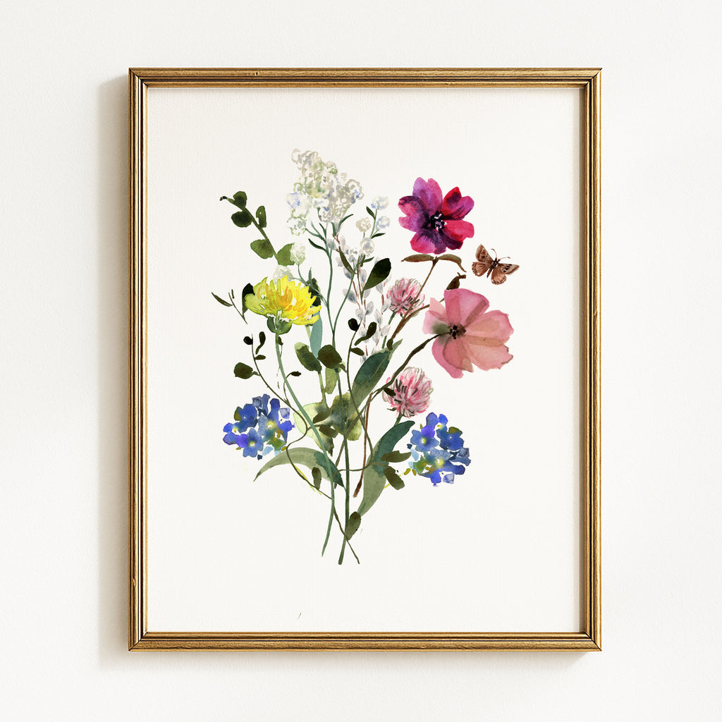 Wildflower Bouquets - Set of 4