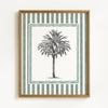 Vintage Tropical Palm Tree Sketches - Set of 4