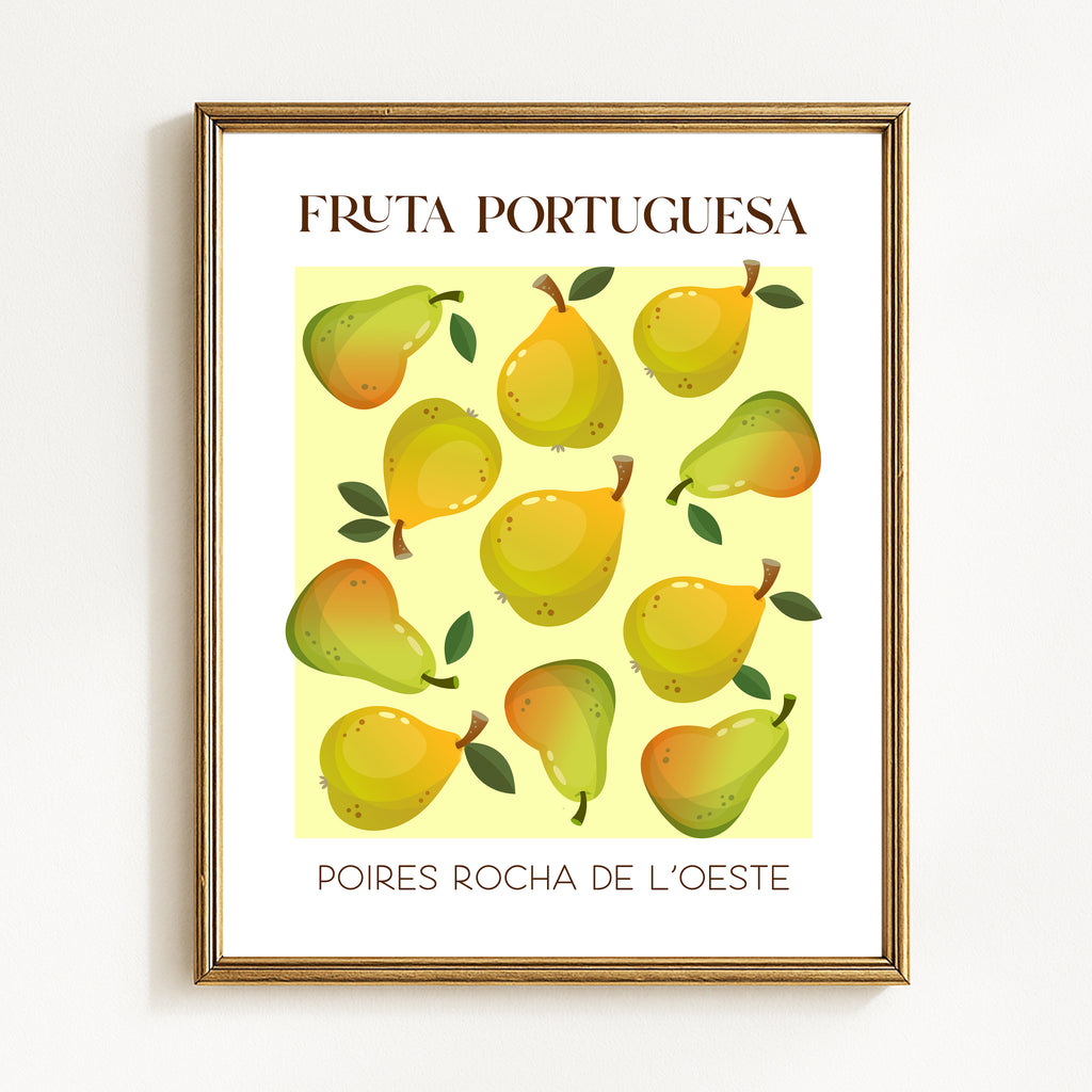 Modern Abstract Fruits - Set of 3 Exhibition Prints