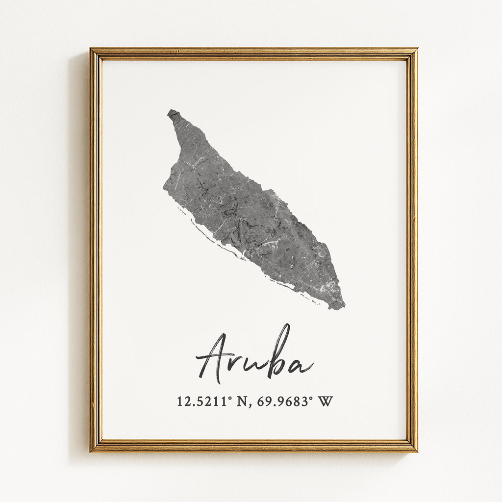 Aruba Map