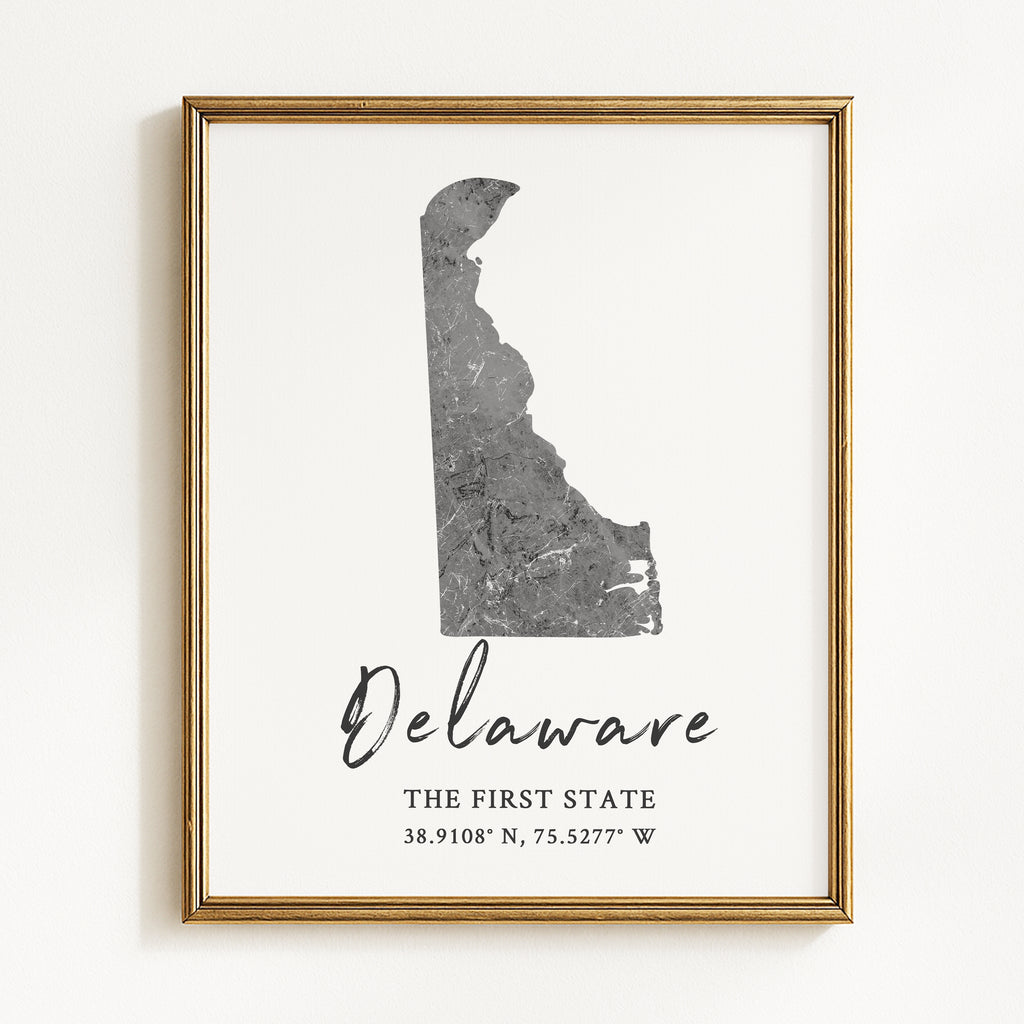Delaware State Map