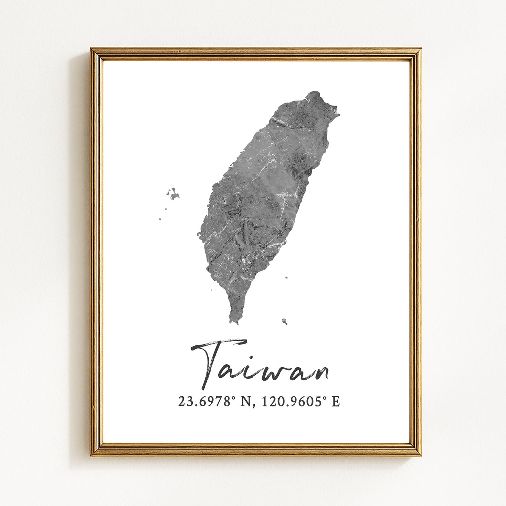 Taiwan Country Map