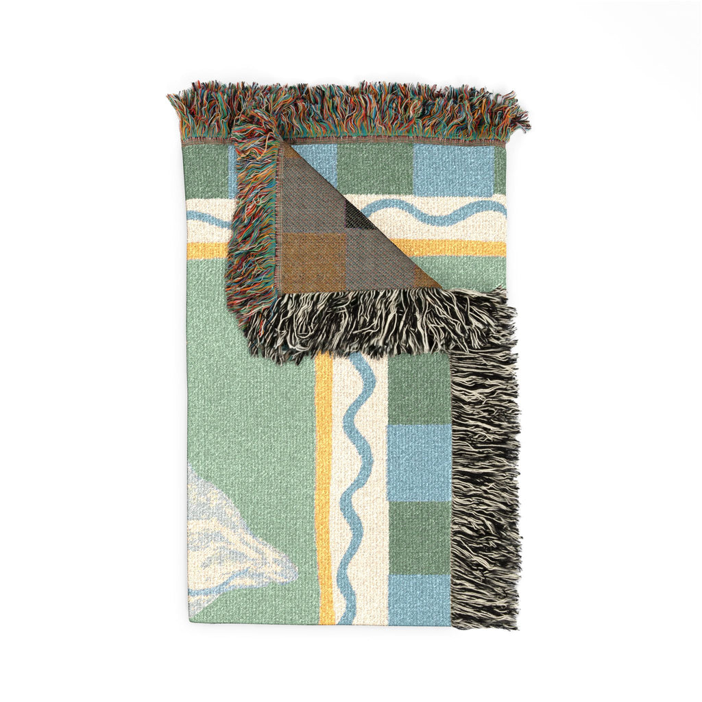 Silly Goose Woven Cotton Blanket