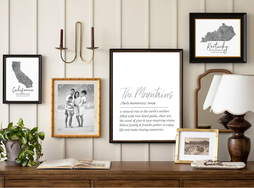 Definition Print - The Mountains