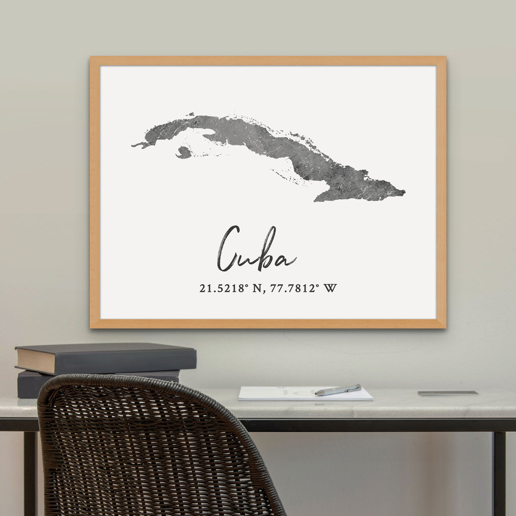 Cuba Country Map