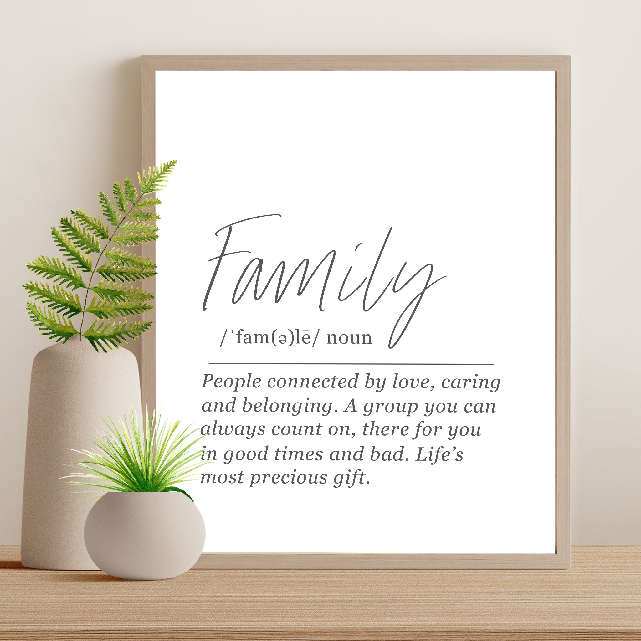 Definition Print - Family
