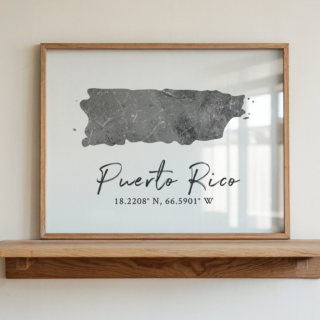 Puerto Rico - US Territory Map