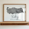 Turkey Country Map