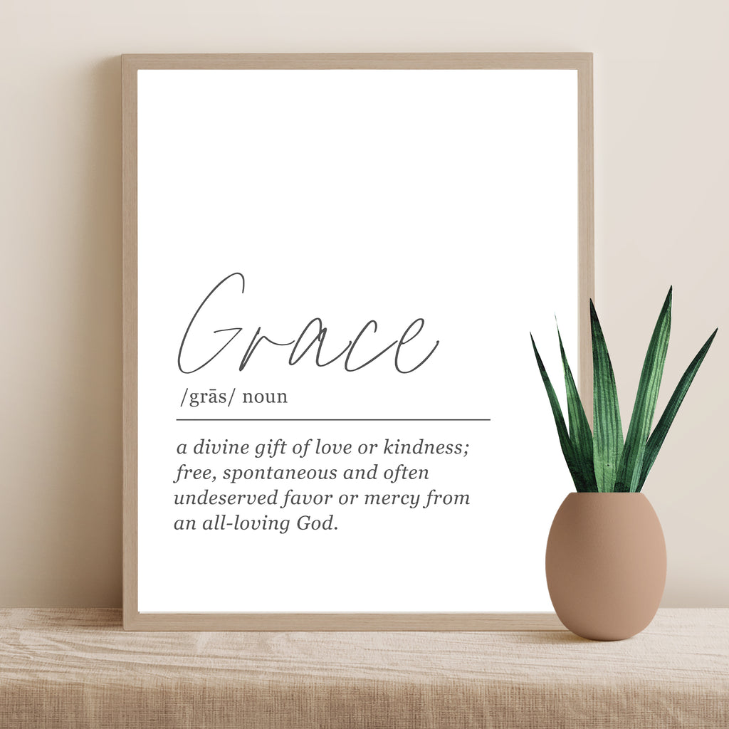 Definition Print - Grace