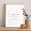Definition Print - Grandchildren