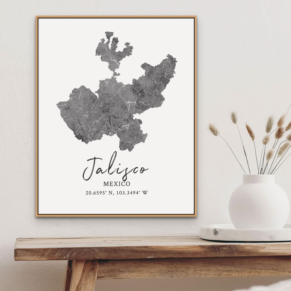 Jalisco, Mexico Map