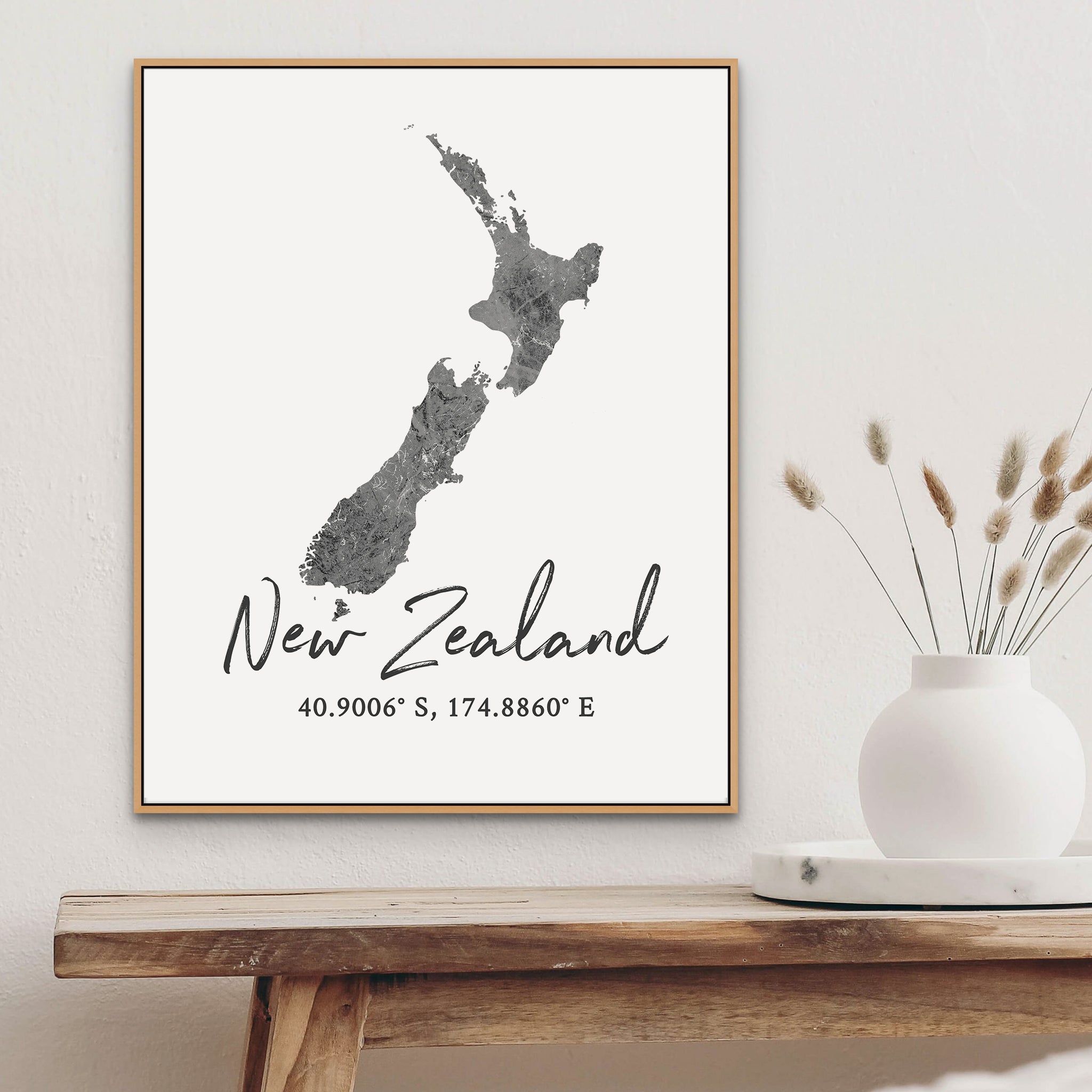 New Zealand Country Map