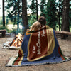 National Park Outdoors Adventure Woven Cotton Blanket