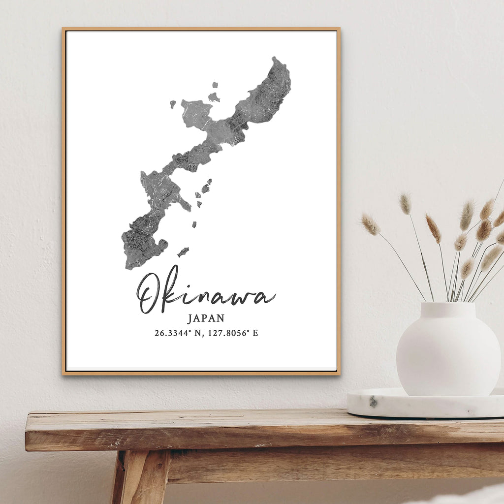 Okinawa Japan Map
