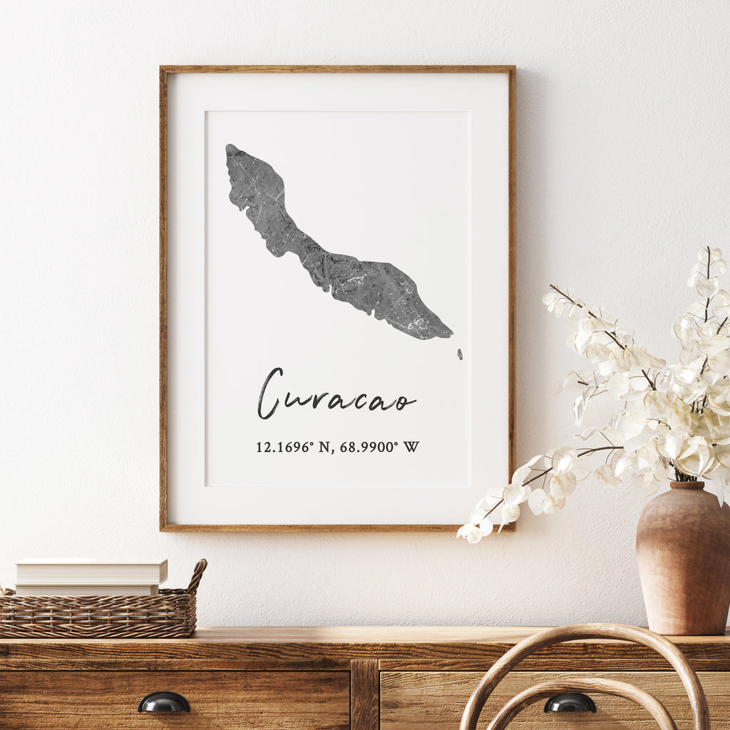Curacao Map