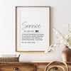 Definition Print - Service