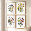 Wildflower Bouquets - Set of 4