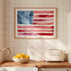 American Flag - Watercolor Art Print