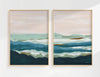Watercolor Coastal Seascapes - Set of 2