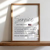 Definition Print - Service