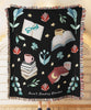 Book Lovers Woven Throw Blanket