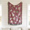 Cat Lovers Woven Cotton Blanket