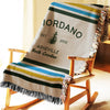 Mountain or Lake Cabin Woven Cotton Blanket