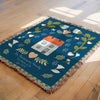 Home Sweet Home Woven Cotton Blanket