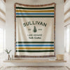 Mountain or Lake Cabin Woven Cotton Blanket