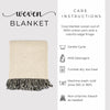 Silly Goose Woven Cotton Blanket