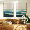 Watercolor Coastal Seascapes - Set of 2