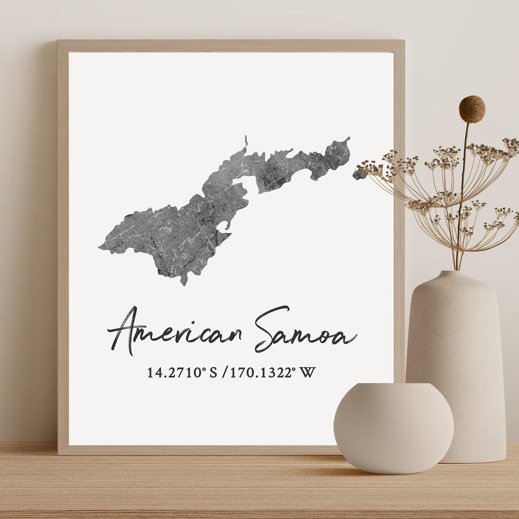 American Samoa Map