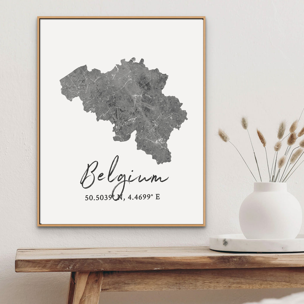 Belgium Country Map