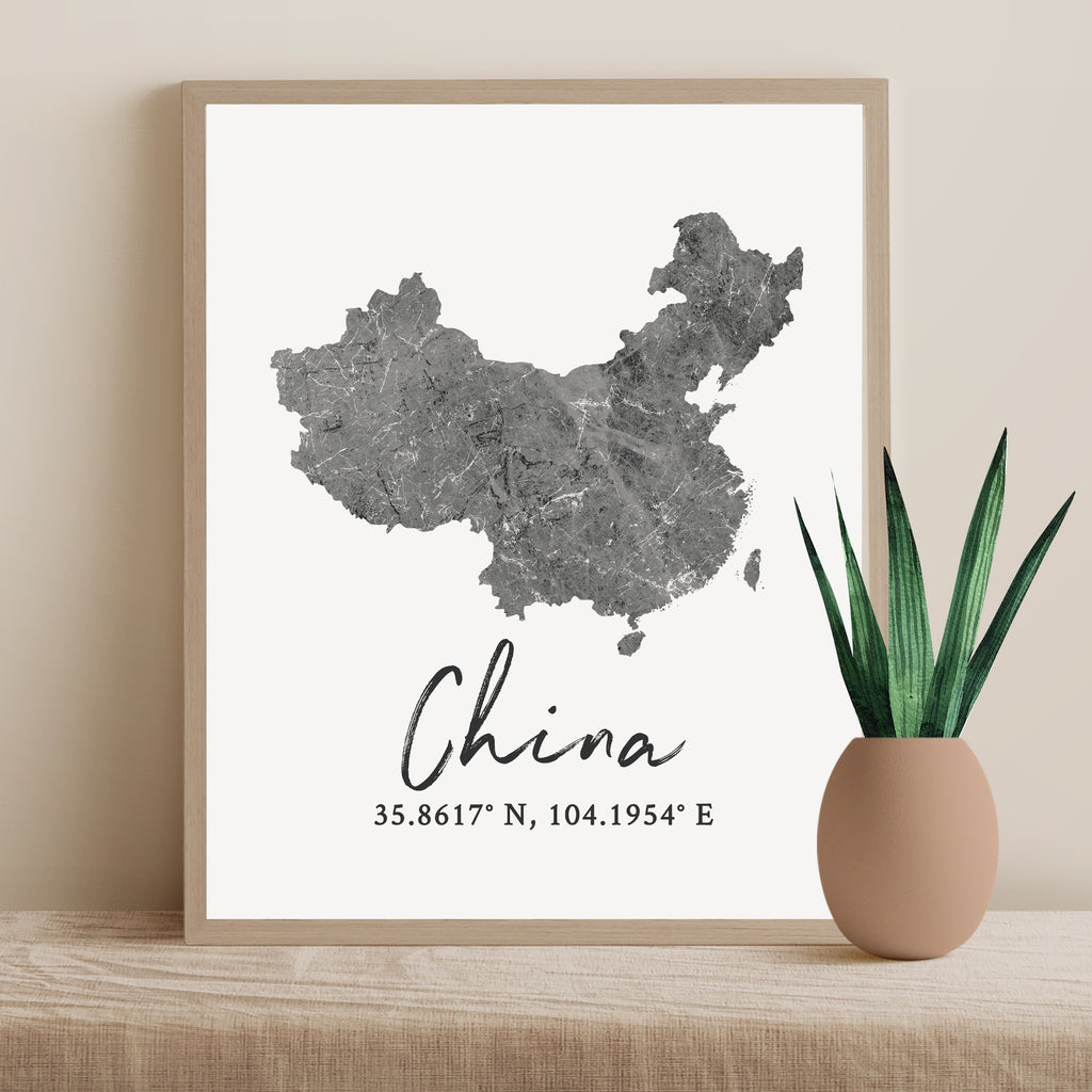 China Country Map