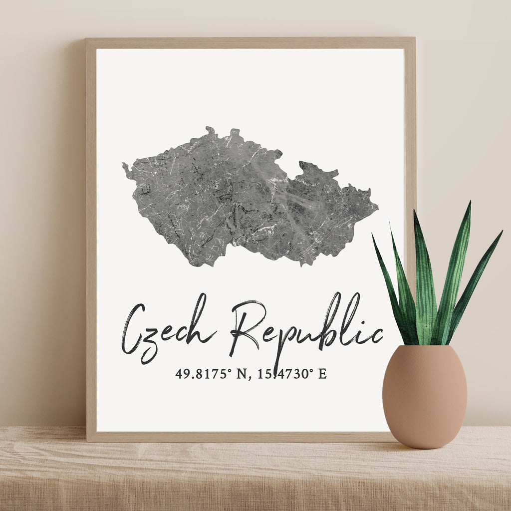 Czech Republic Country Map