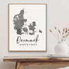 Denmark Country Map