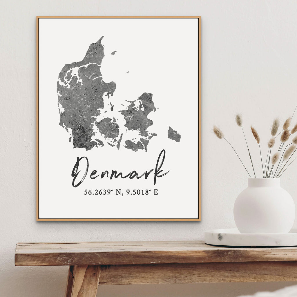 Denmark Country Map