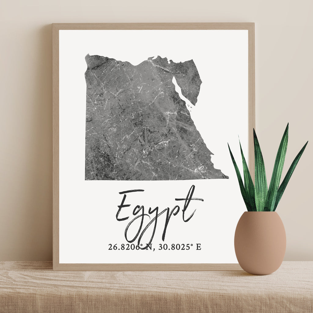 Egypt Country Map