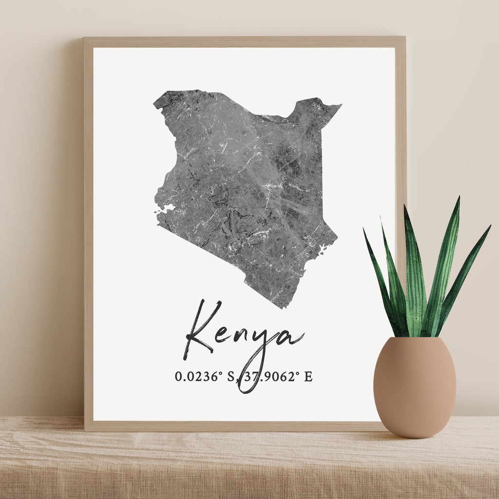 Kenya Country Map