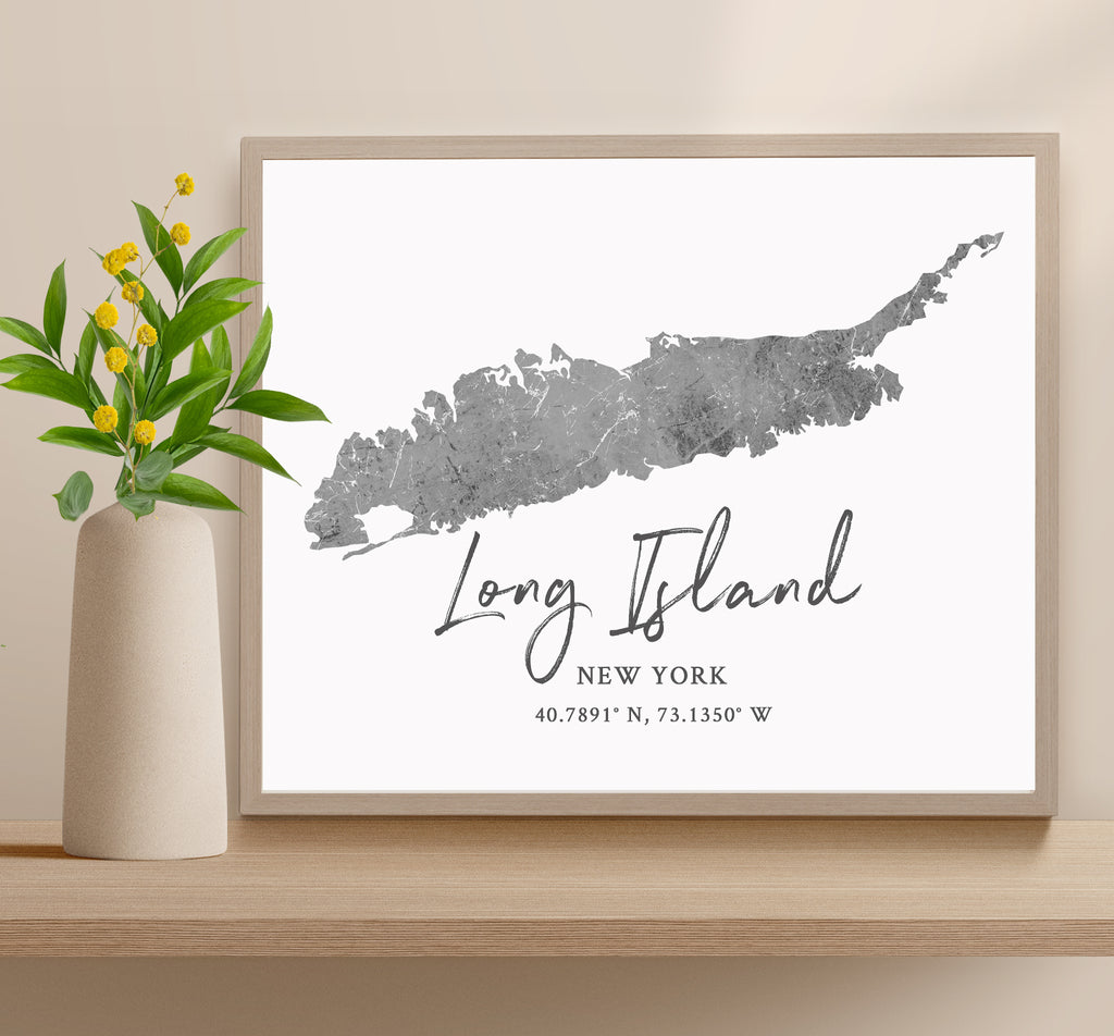 Long Island, New York Map
