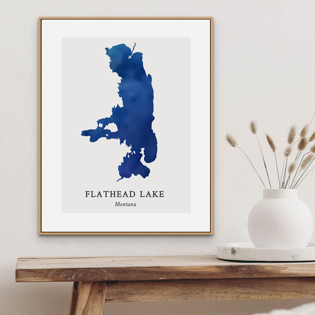 Montana - Flathead Lake Map