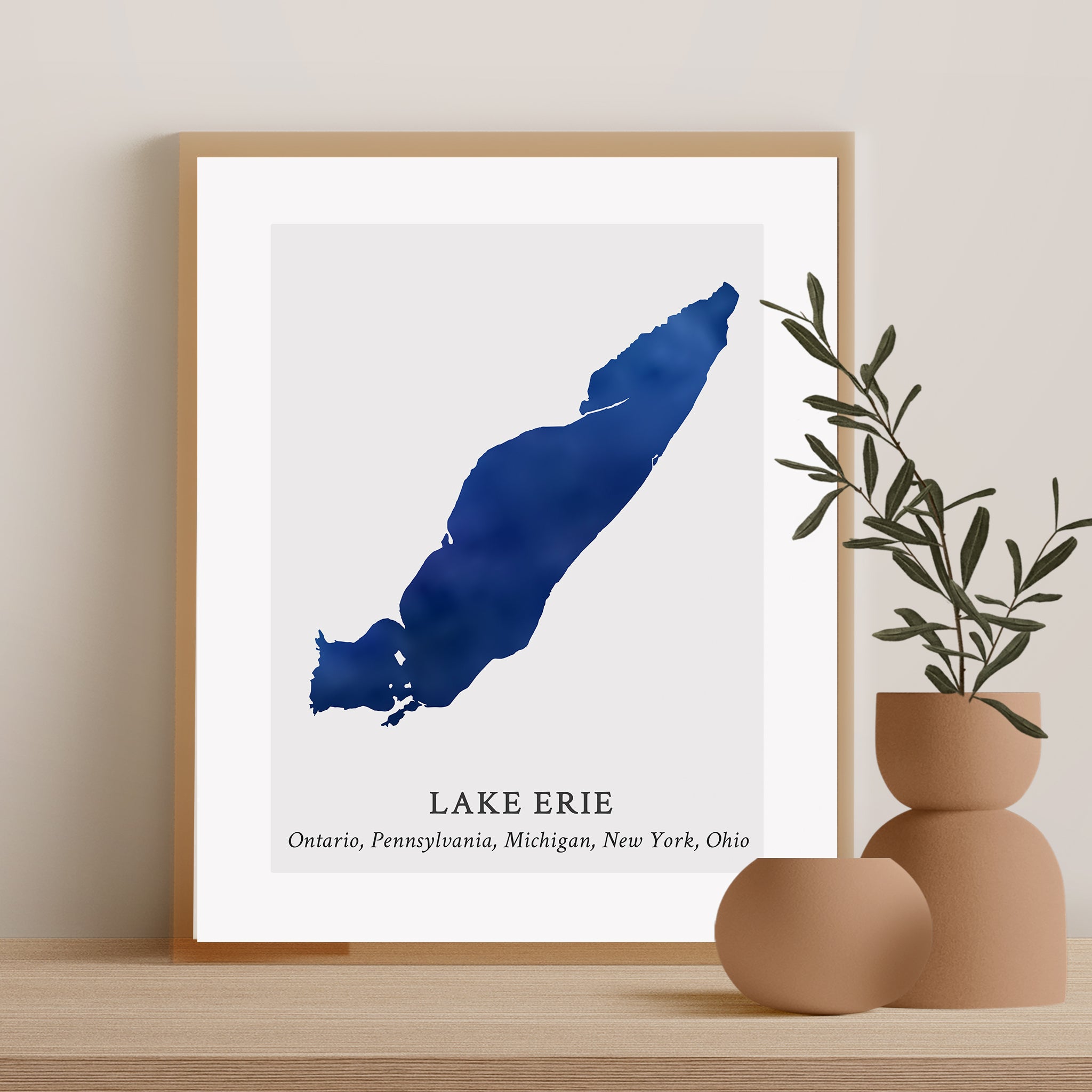 Great Lakes - Lake Erie Map
